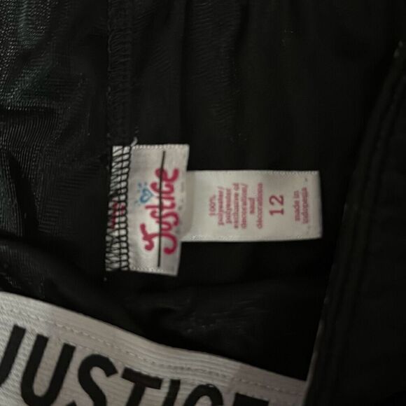 Justice black athletic shorts size 12 - Picture 2 of 5